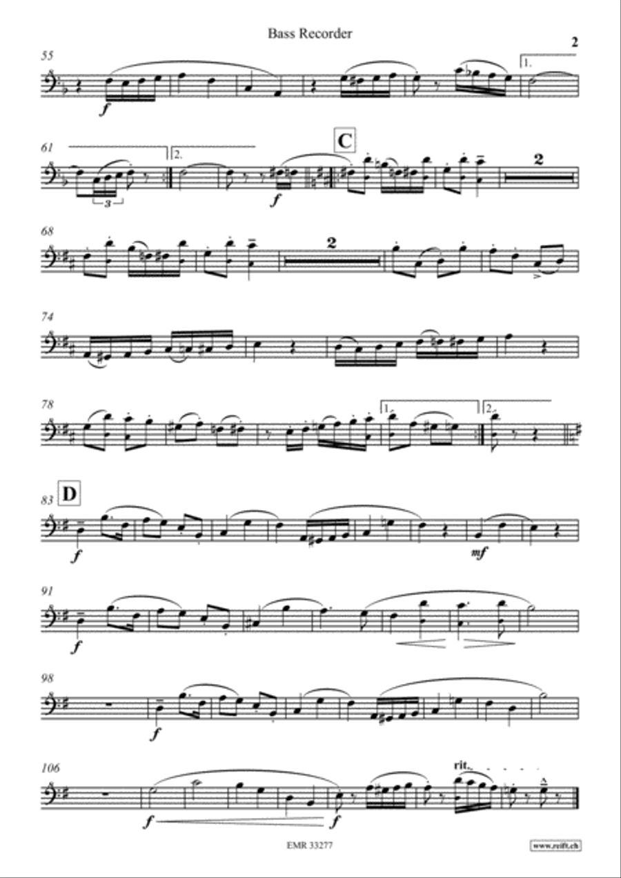 Alpina Bass Recorder scores gallery preview page 3