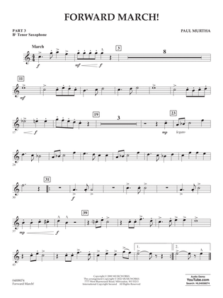 Forward March! - Part 3 - Bb Tenor Saxophone