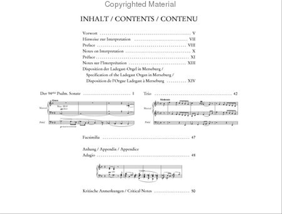 Organ Works Organ Works Chamber Music scores gallery preview page 2