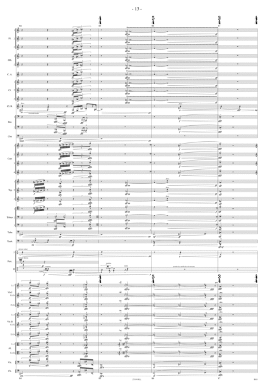 Lucifer D'Apres Pollock Orchestra scores gallery preview page 12