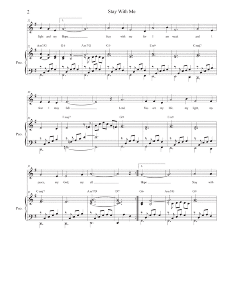 Stay With Me (A Communion Song) (Unison choir) image number null