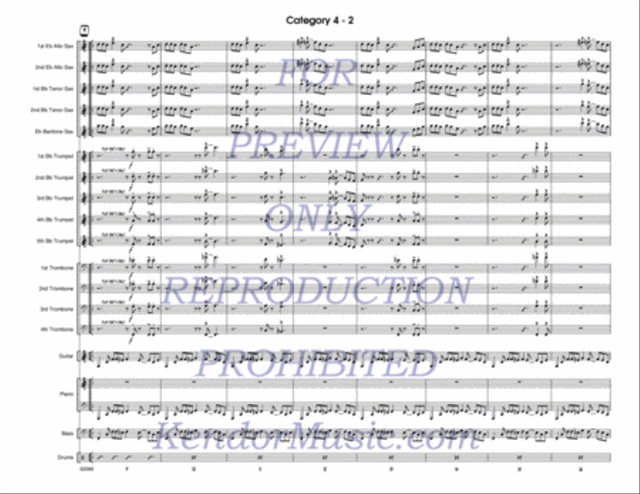 Category 4 Jazz Ensemble scores gallery preview page 3