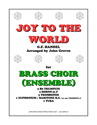 Book cover for Joy To The World - Brass Choir (Ensemble)