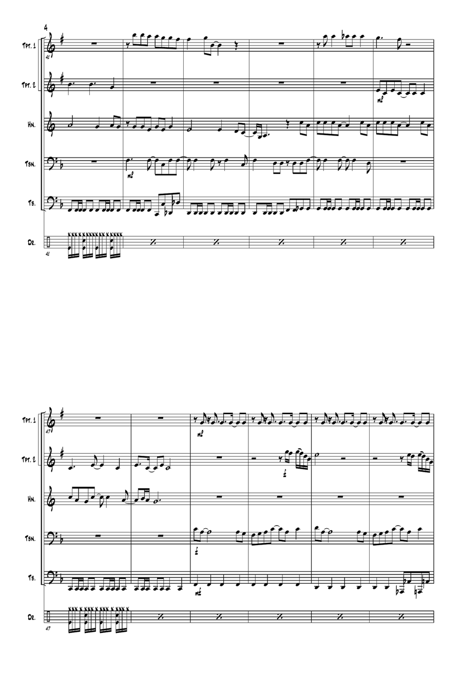 Y.M.C.A. Brass Quintet scores gallery preview page 6