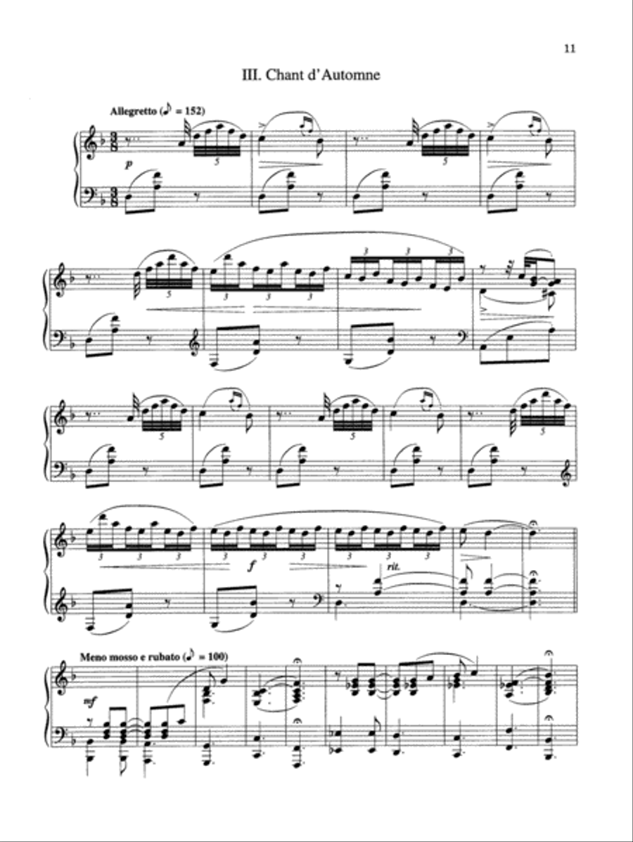 Gretchaninoff: Five Little Pieces, Op. 3 Piano Solo scores gallery preview page 1