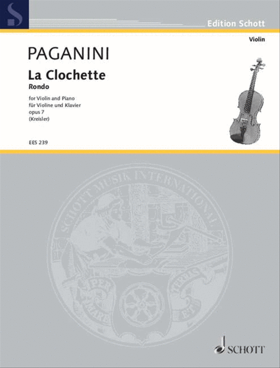 Kreisler/paganni La Clochette Op7 Violin Solo scores gallery preview page 1