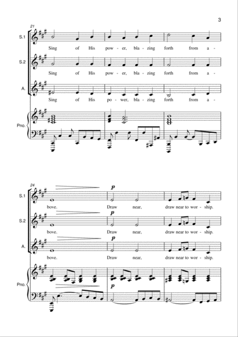I am the Way I am the Way 4-Part scores gallery preview page 3