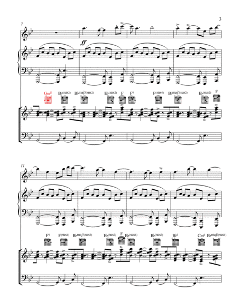 Standing Music (2011) Small Ensemble scores gallery preview page 3