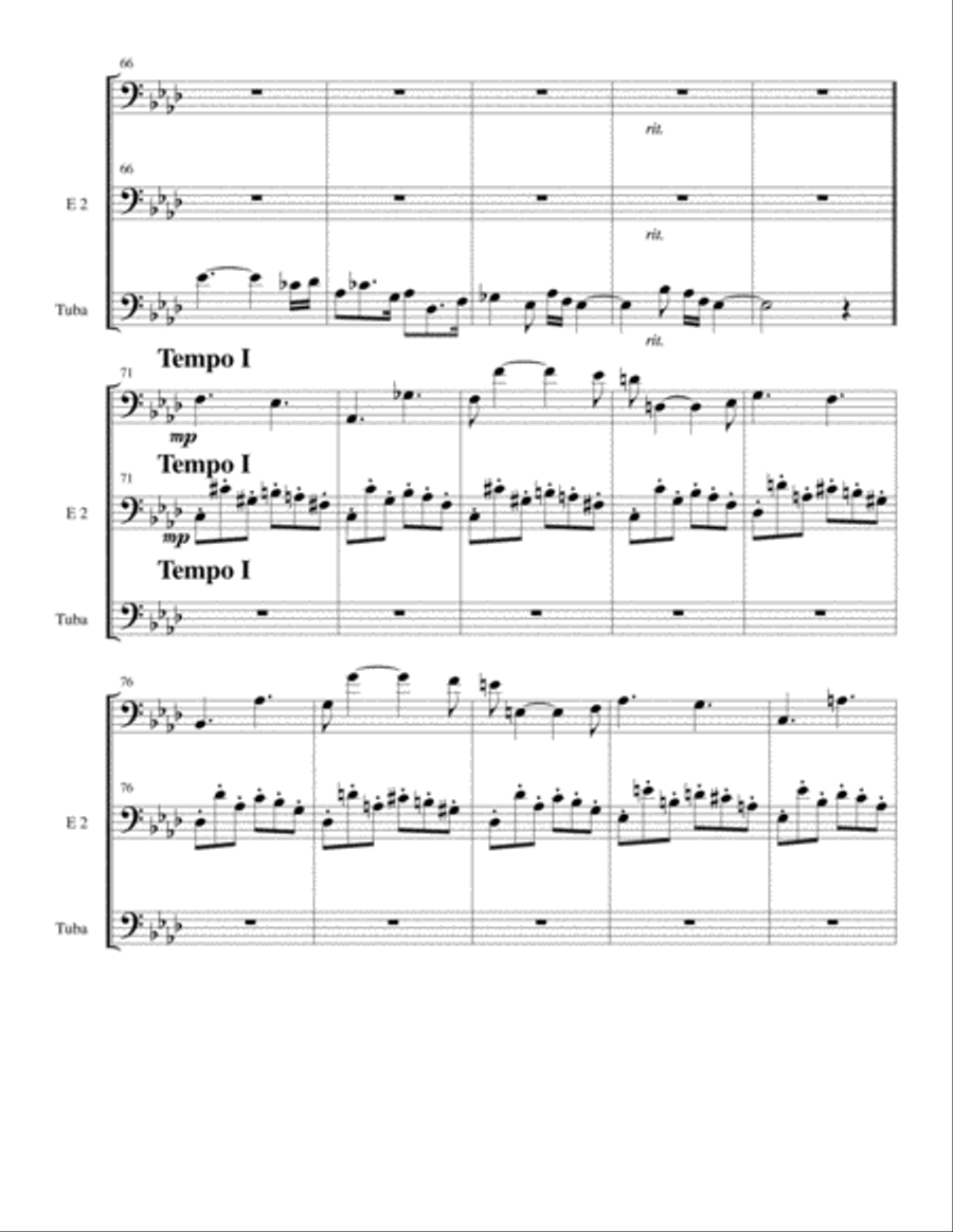 Arythmia Arythmia Brass Ensemble scores gallery preview page 4