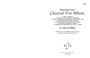 Book cover for Classical Trio Album