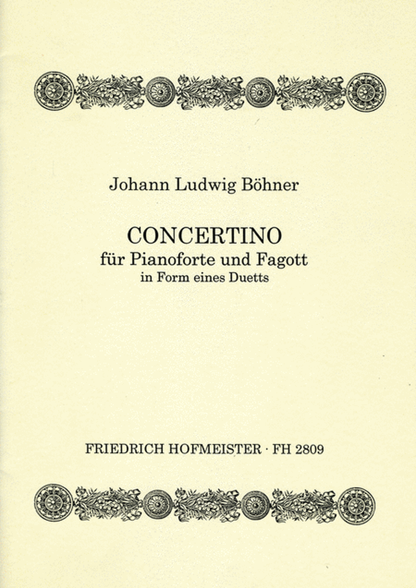 Concertino fur Pianoforte und Klavier in Form eines Duetts, op. 132