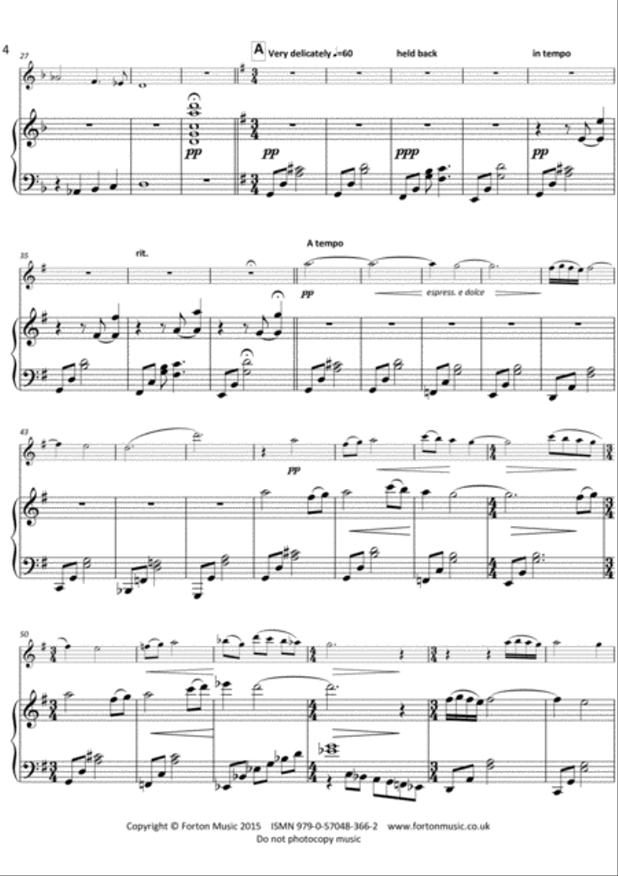 Prelude, Interlude and Dance Oboe scores gallery preview page 4