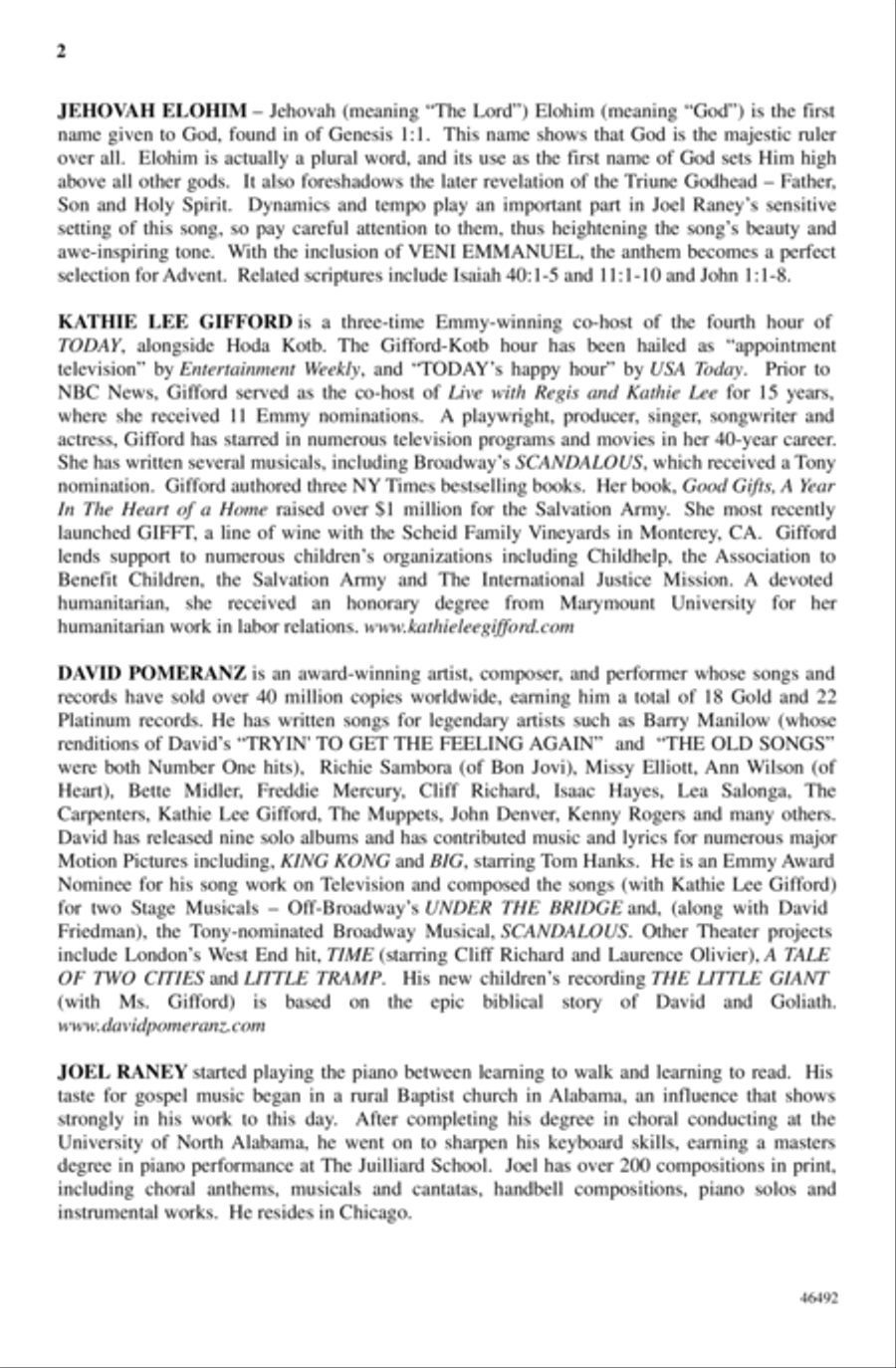 Jehovah Elohim 4-Part scores gallery preview page 12