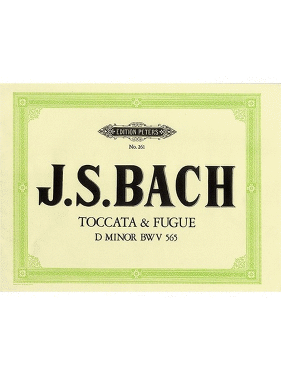 Bach - Toccata & Fugue D In Bwv 565 Solo Piano