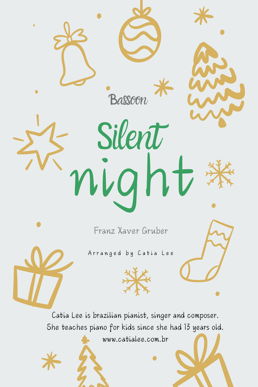 Silent night - Bassoon Silent night - Bassoon Bassoon Solo scores gallery preview page 1