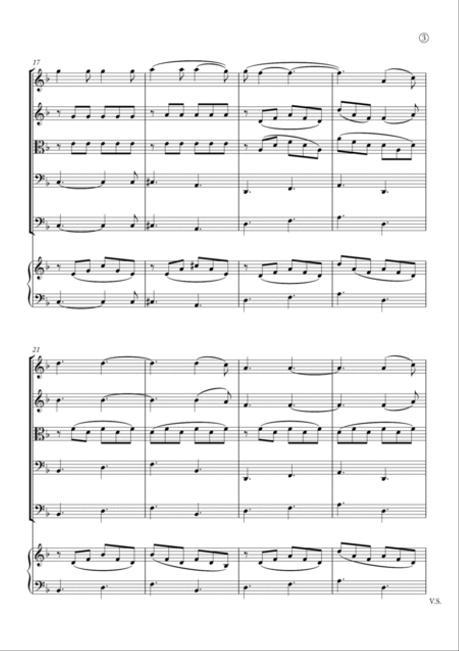 Hallelujah Hallelujah String Quintet scores gallery preview page 3