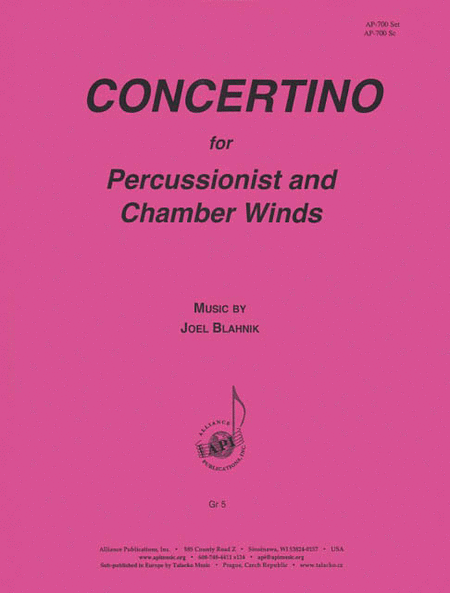 Concertino For Percussion & Chamber Winds - Set