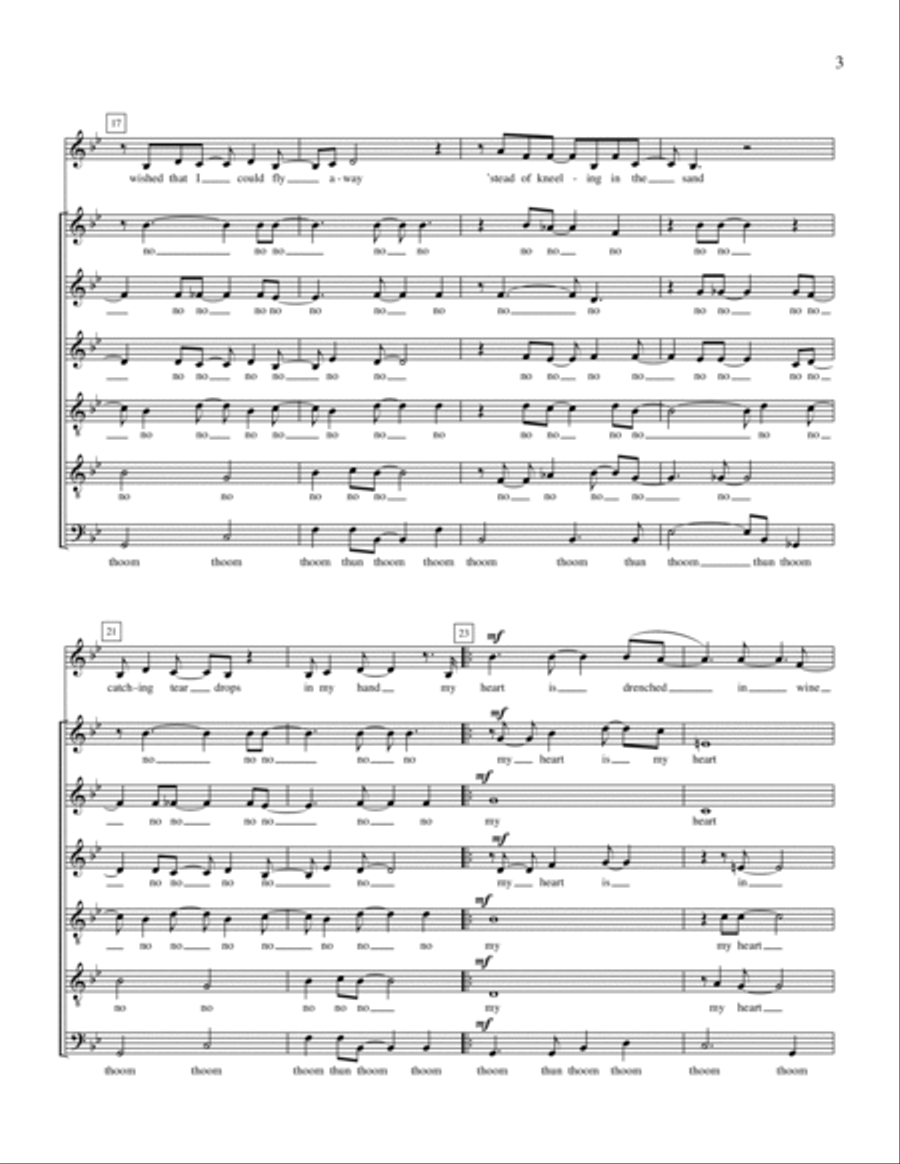 Don't Know Why Don't Know Why A Cappella scores gallery preview page 3