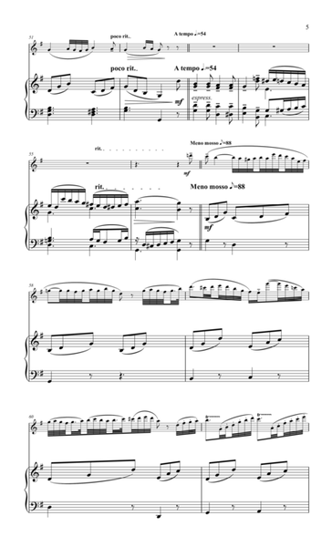 Boehm, Nel cor piu for flute & piano