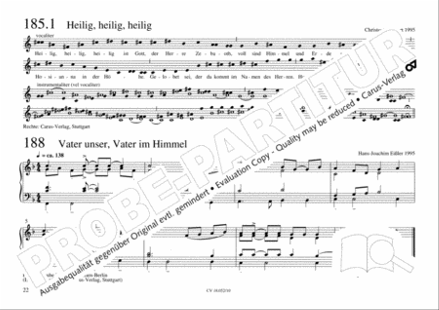 Esslinger Orgelbuch, Bd I-III Organ Solo scores gallery preview page 39