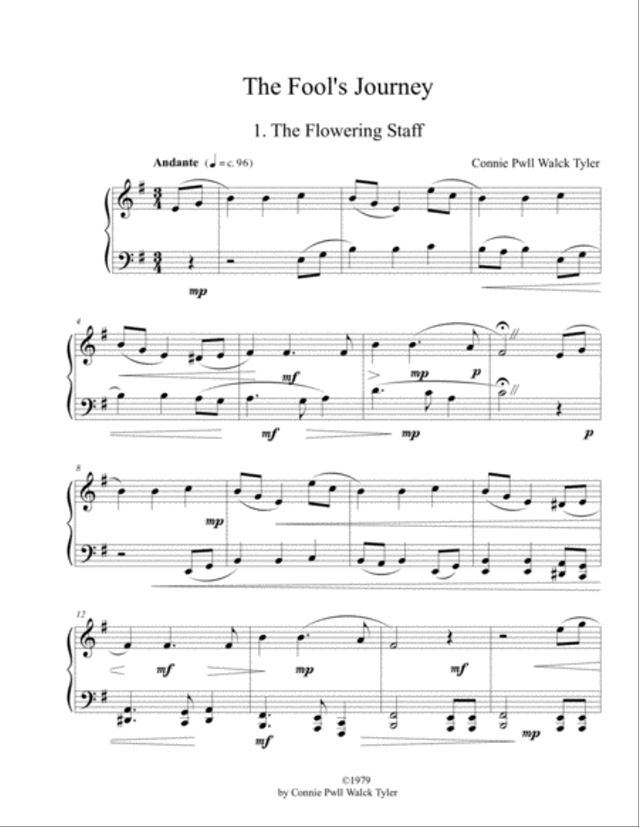 The Fool's Journey Piano Solo scores gallery preview page 2