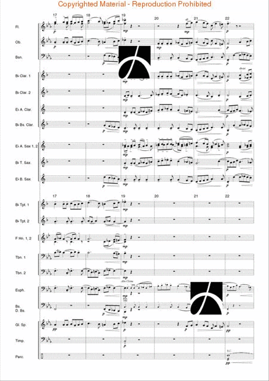 Moment Musical Moment Musical Concert Band scores gallery preview page 5