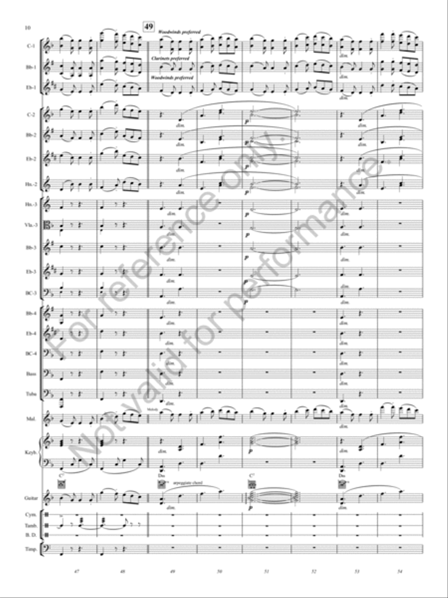 Fantasia on the Dargason (from Second Suite in F, Mvt. IV) Concert Band scores gallery preview page 9