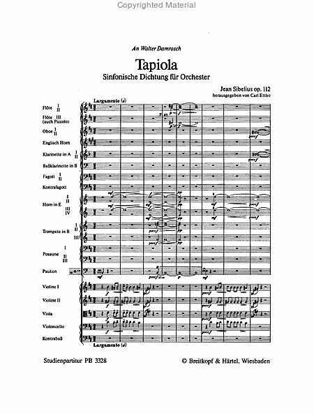 Tapiola Op. 112
