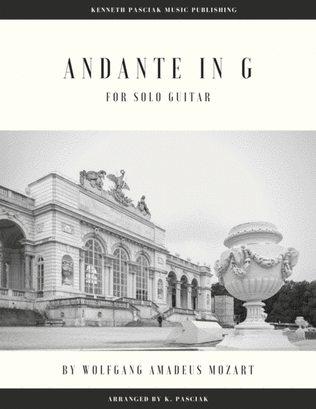Andante from Piano Sonata in C Major K.545 (for Solo Guitar)
