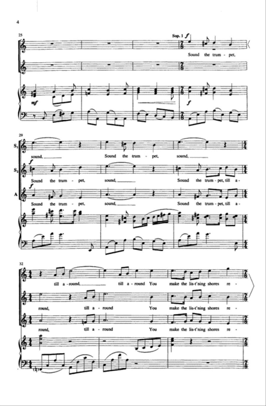 Come, Ye Makers of Song Choir scores gallery preview page 3