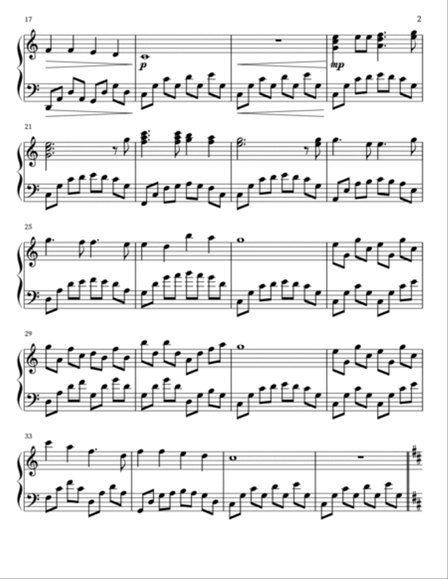 I am a Child of God I am a Child of God Piano Solo scores gallery preview page 2