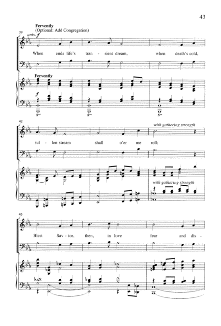 Christ the Crucified 3-Part scores gallery preview page 45