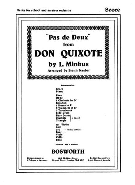 Pas De Deux From Don Quizote