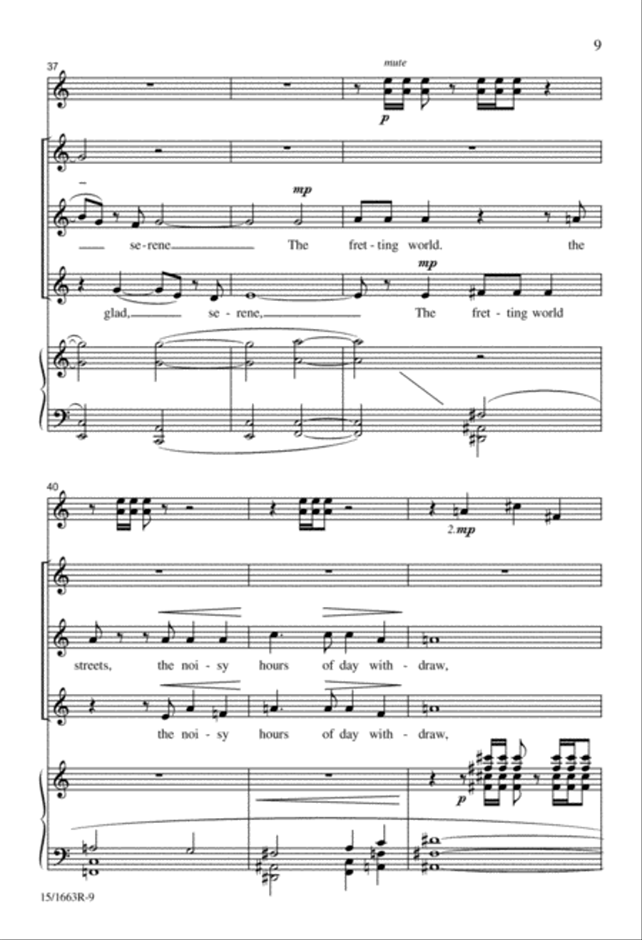 The Mystic Trumpeter SSA scores gallery preview page 9