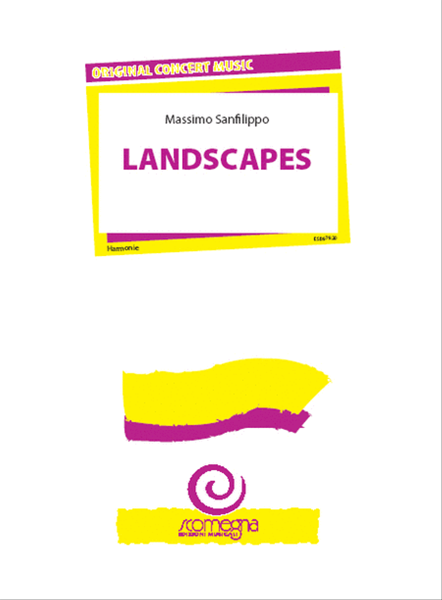 Landscapes Concert Band scores gallery preview page 1