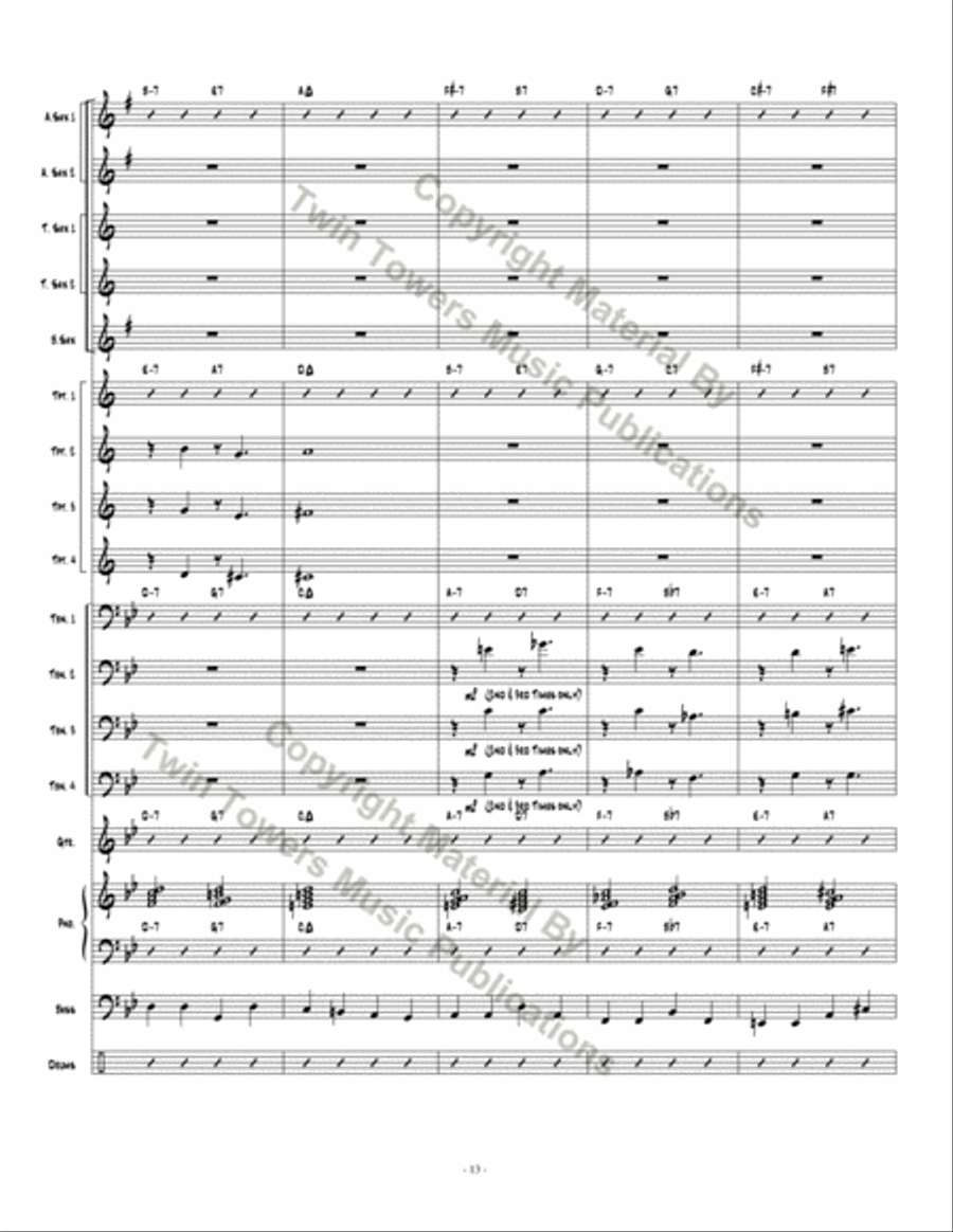 Rubaswing Jazz Ensemble scores gallery preview page 14