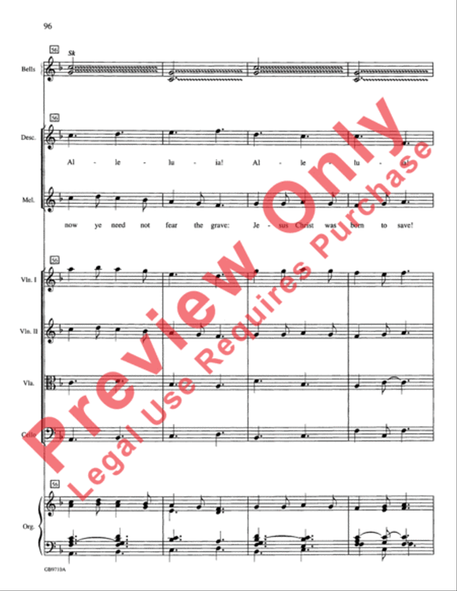 A Festival of Lessons and Carols Choir scores gallery preview page 97