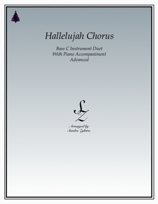 Hallelujah Chorus (bass C instrument duet)