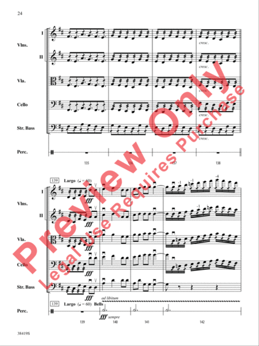 Highlights from the 1812 Overture String Orchestra scores gallery preview page 25