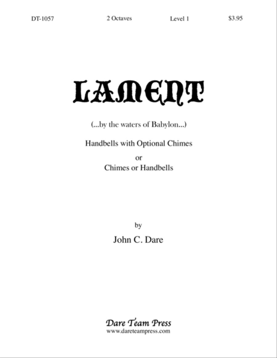 Lament Lament 2-Octaves scores gallery preview page 1