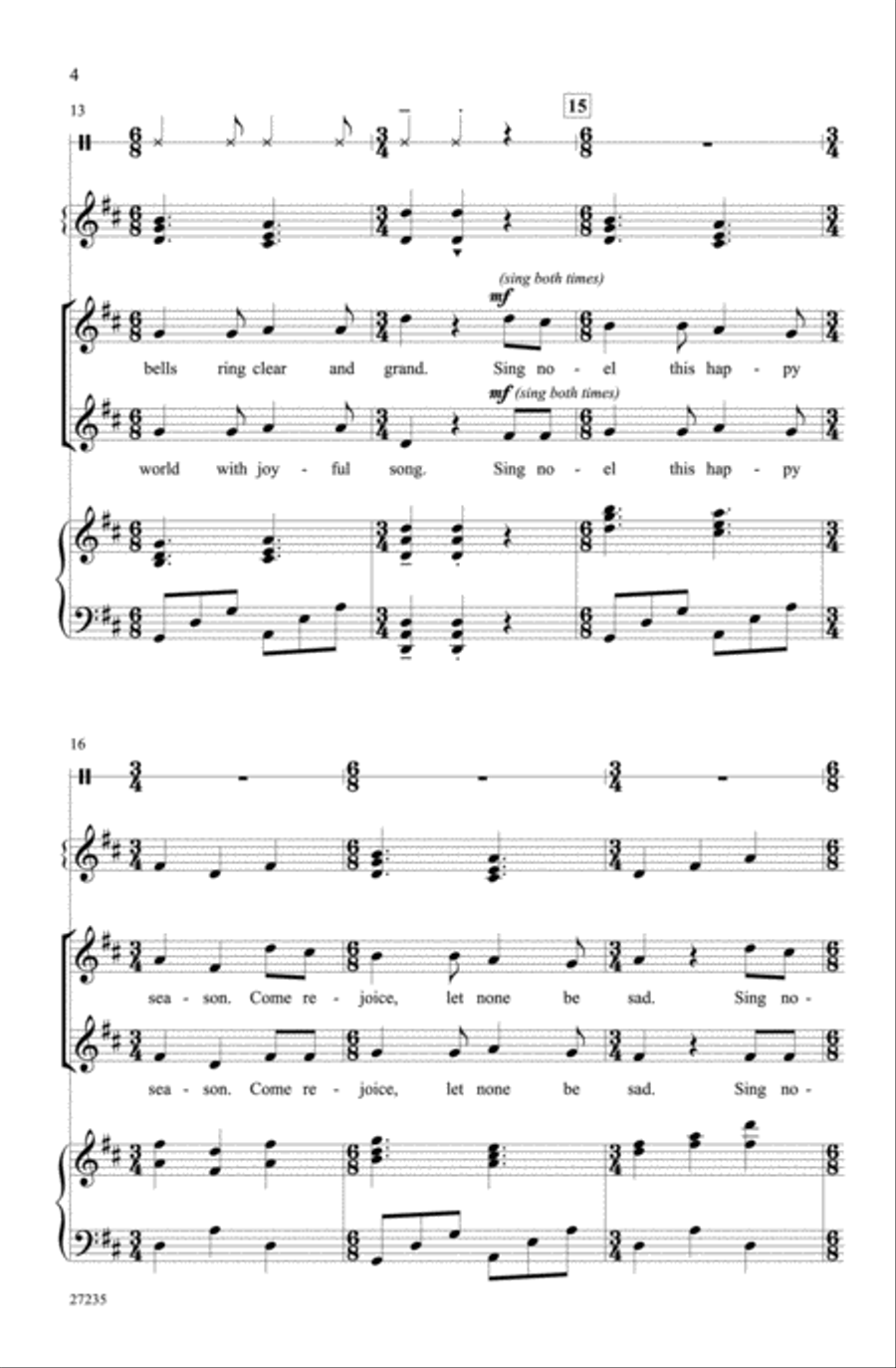 A Welsh Noel A Welsh Noel 2-Part scores gallery preview page 3