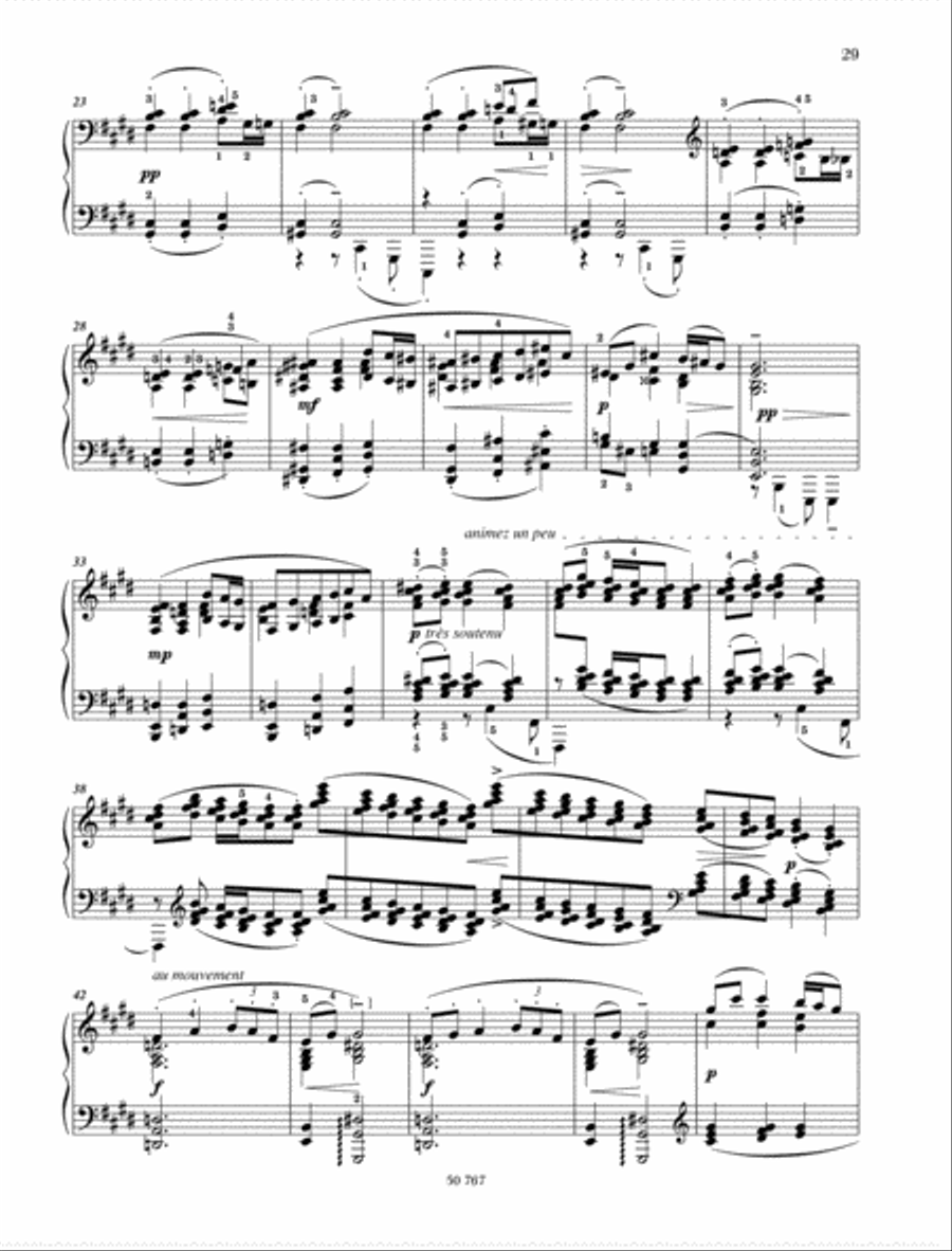 Sarabande Piano Solo scores gallery preview page 2