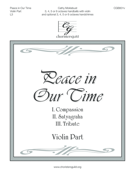 Peace in Our Time - Violin Part image number null