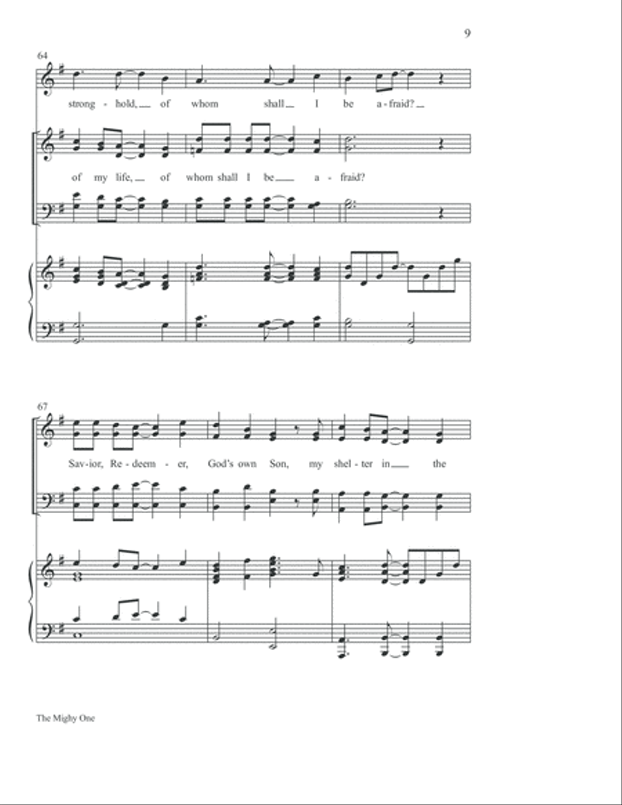 The Mighty One The Mighty One 4-Part scores gallery preview page 10