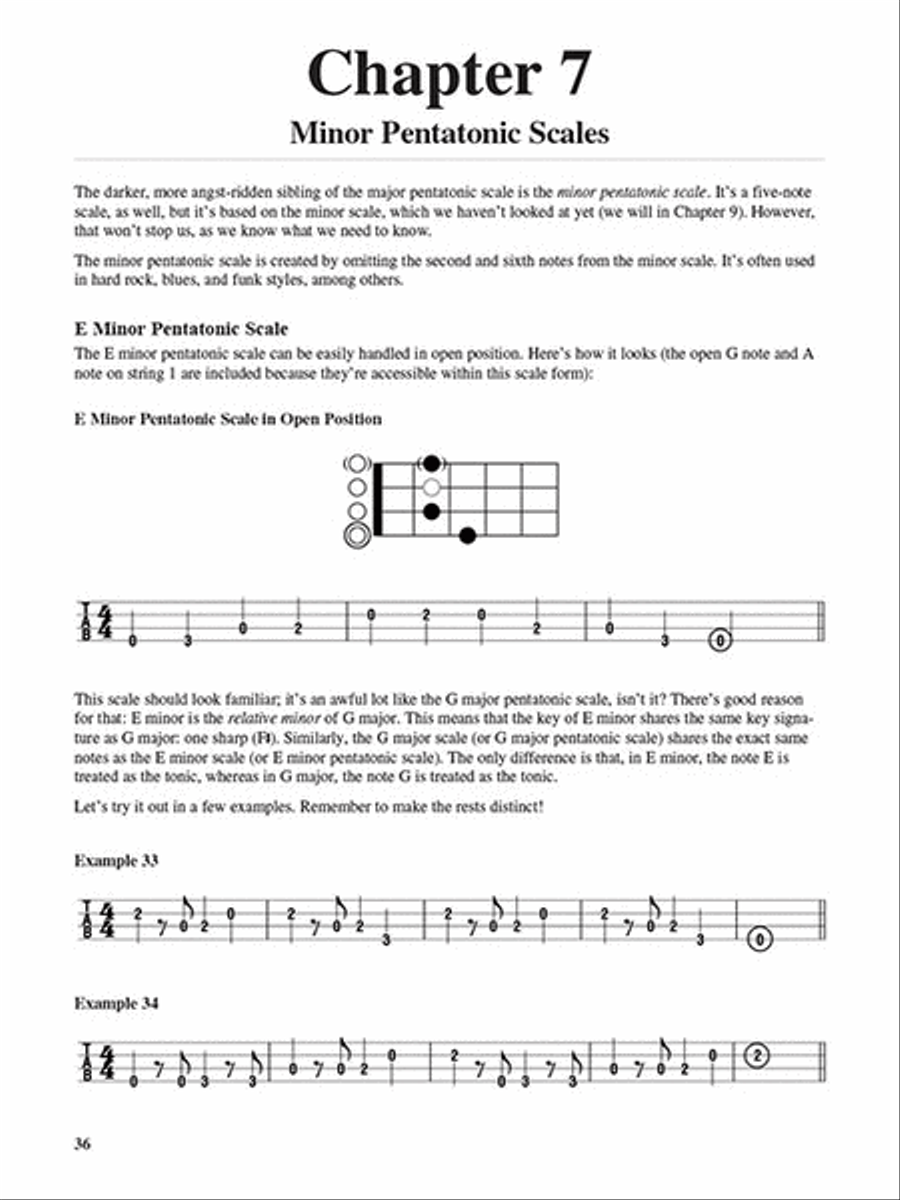 Teach Yourself to Play Bass Bass Guitar Tablature scores gallery preview page 5