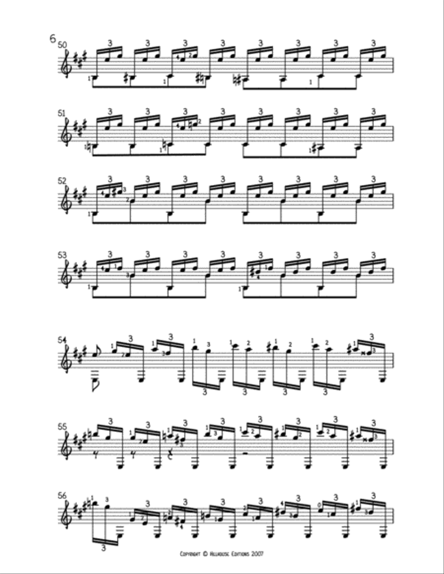 Grande Ouverture (Mauro Giuliani) edited and fingered by Robin Hill Acoustic Guitar scores gallery preview page 6