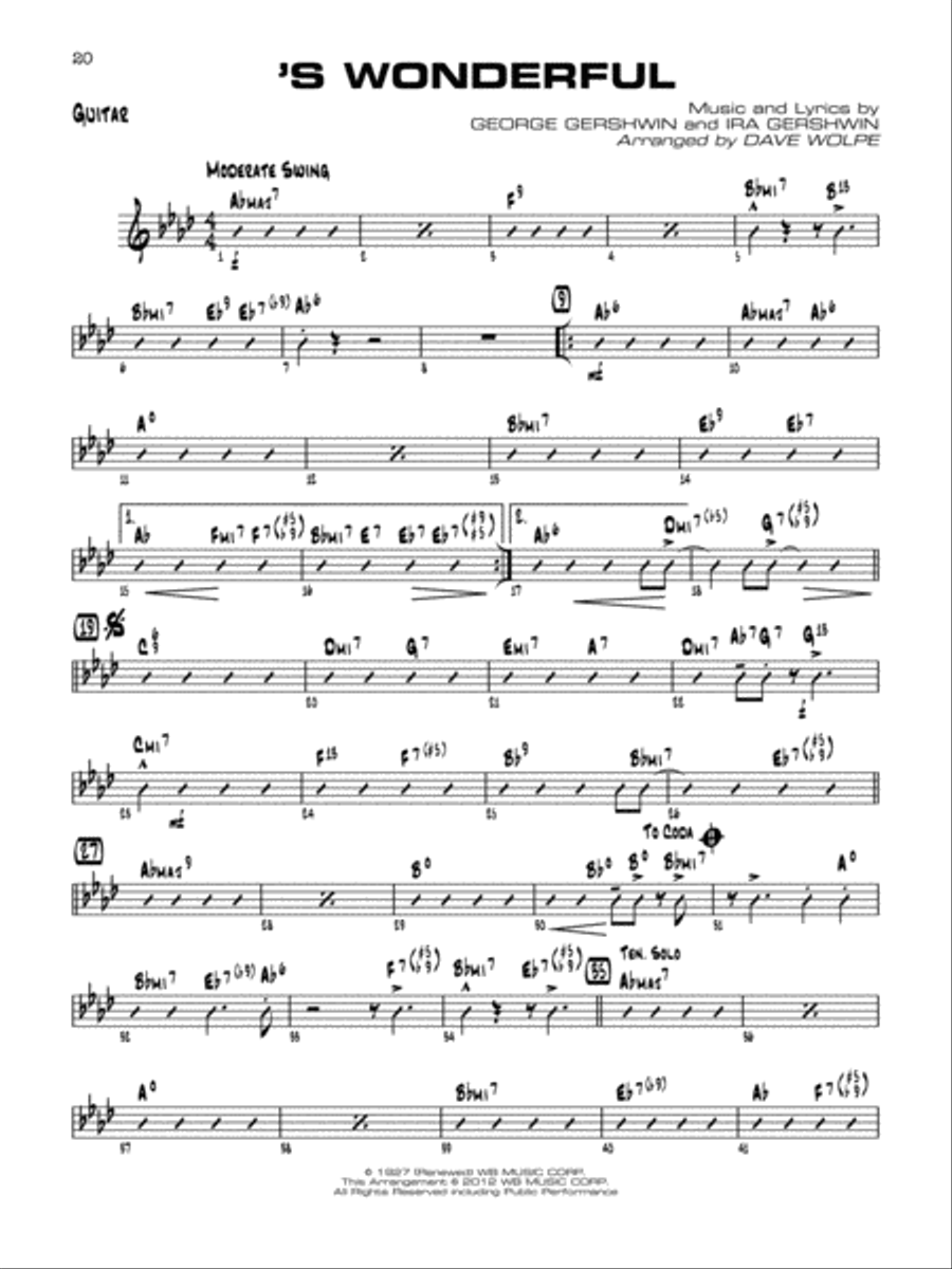 Singin' with the Jazz Combo Jazz Ensemble scores gallery preview page 4