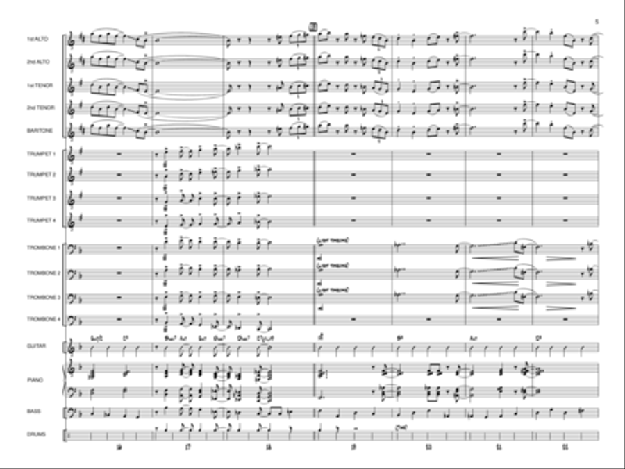 Pedal to the Metal Jazz Ensemble scores gallery preview page 4
