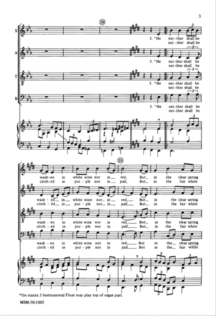 As Joseph Was A-Walking 4-Part scores gallery preview page 3