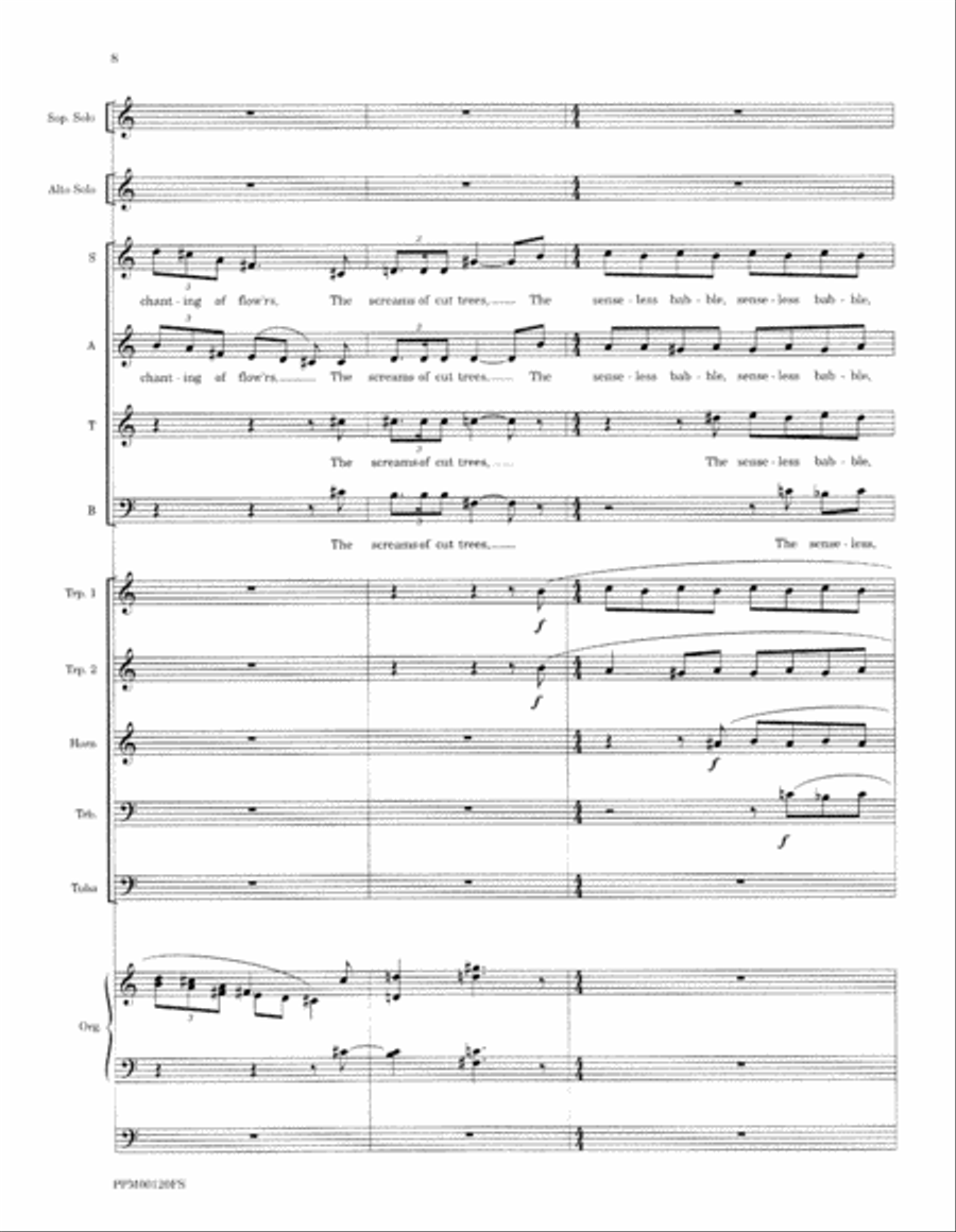 Transfiguration: An Ecumenical Mass - Full Score Divisi scores gallery preview page 11